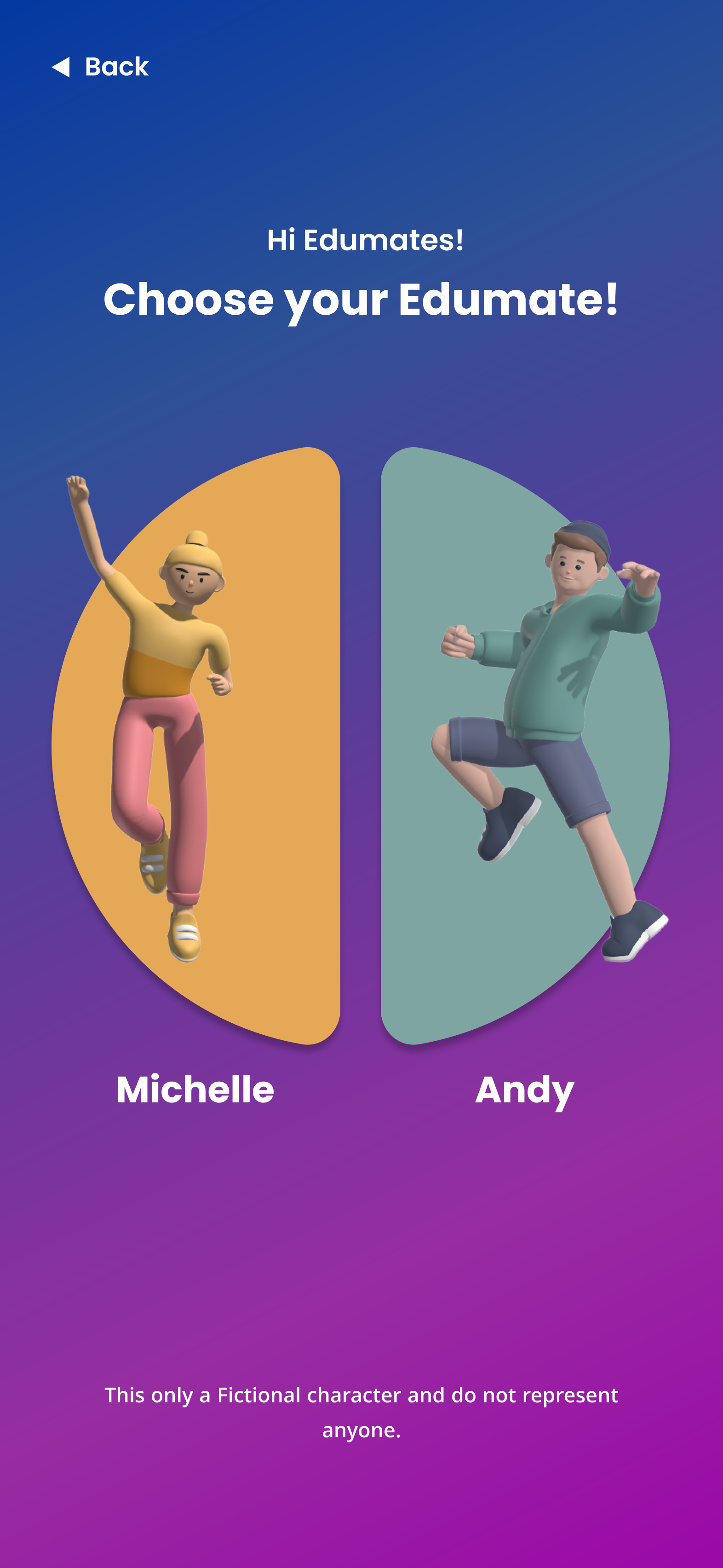 EduMate Starting page